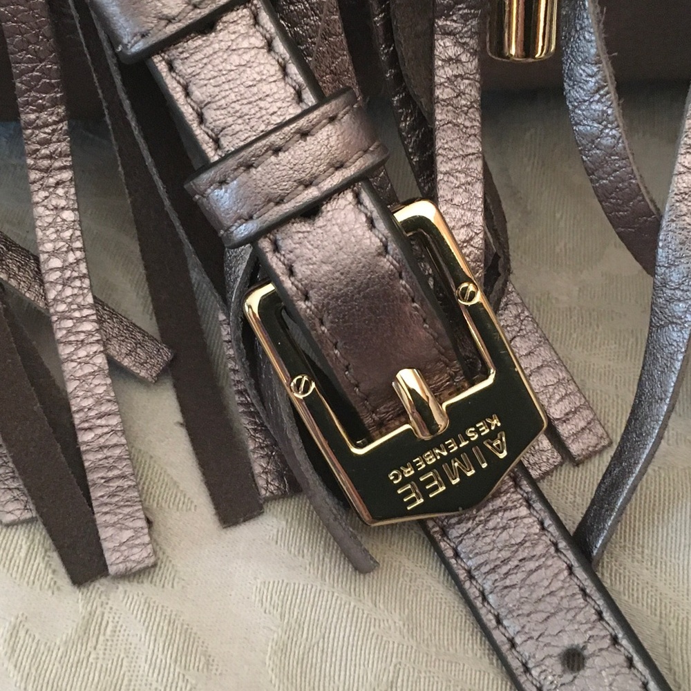Aimee Kestenberg Pebble Leather Fringe Crossbody - Picture 8 of 8